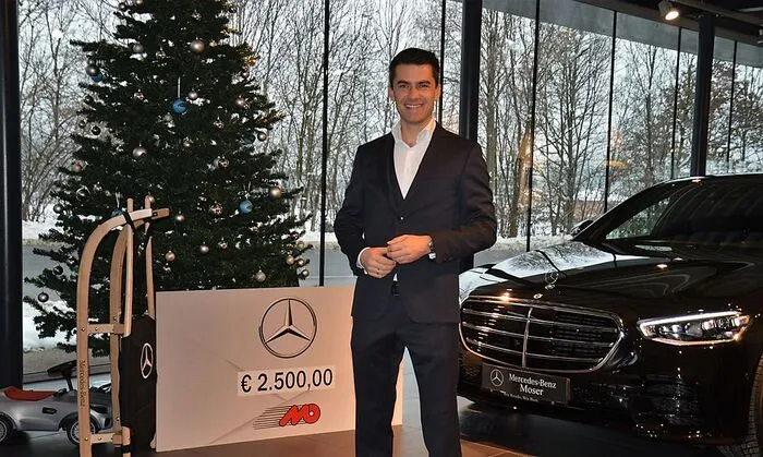 Mercedes-Moser-Geschäftsführer Stefan Moser ist es ganz wichtig, soziale Verantwortung wahrzunehmen