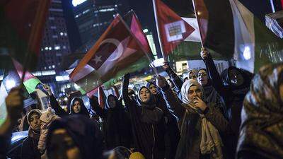 Antiisraelischer Protest am Samstag in Istanbul