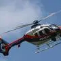 Mit dem Hubschrauber "Libelle FLIR" beteiligt sich auch die Polizei am Sucheinsatz