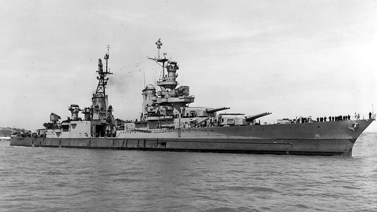 Der US-Kreuzer &quot;USS Indianapolis&quot;