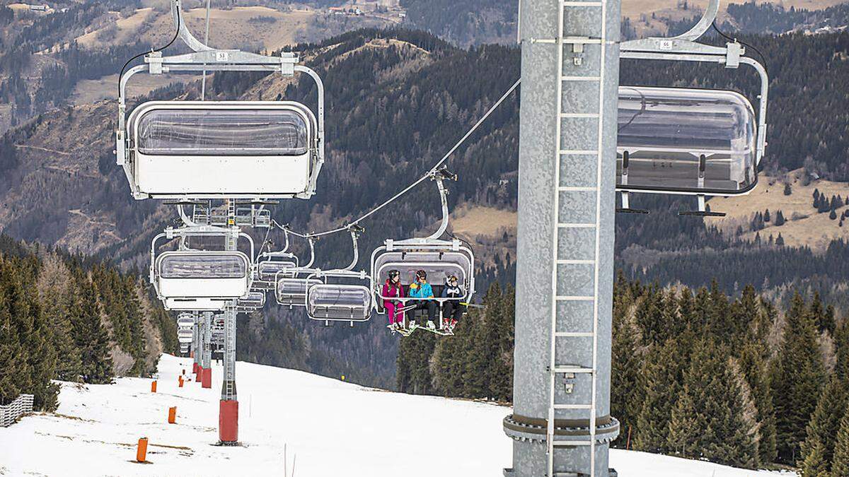 Die Burgstallofenbahn war zu Weihnachten noch in Betrieb