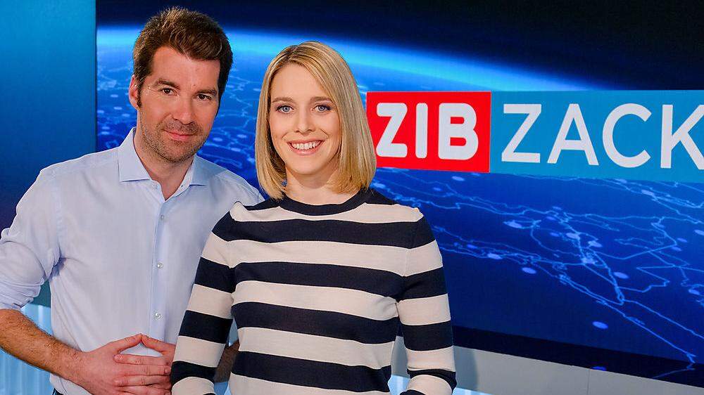 ZIB Zack: Mariella Gittler und Gerhard Maier moderieren die neue Nachrichtensendung für Kinder