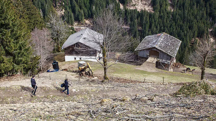 Mit dem Wegbau wird nach Ostern begonnen