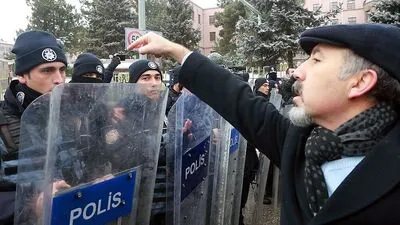 Demonstration in Ankara 