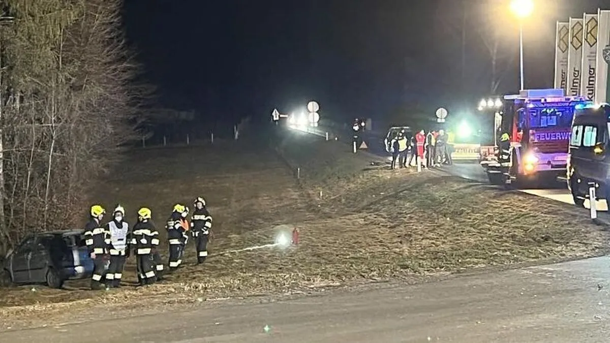 Der Unfall passierte an der Kreuzung der B54 mit der Gemeindestraße nach Hart