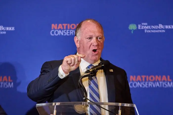 National Conservative Conference 2024 Thomas Homan speaks at the National Conservative Conference in Washington D.C., Monday, July 8, 2024. Washington DC United States Copyright: xDominicxGwinnx