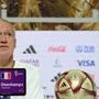 Didier Deschamps bei der Pressekonferenz vor dem Finale
