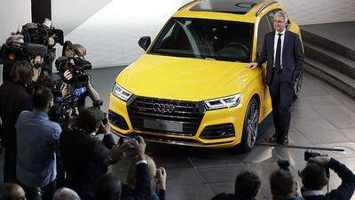 Audi-Chef Rupert Stadler und ein enormes Medieninteresse 