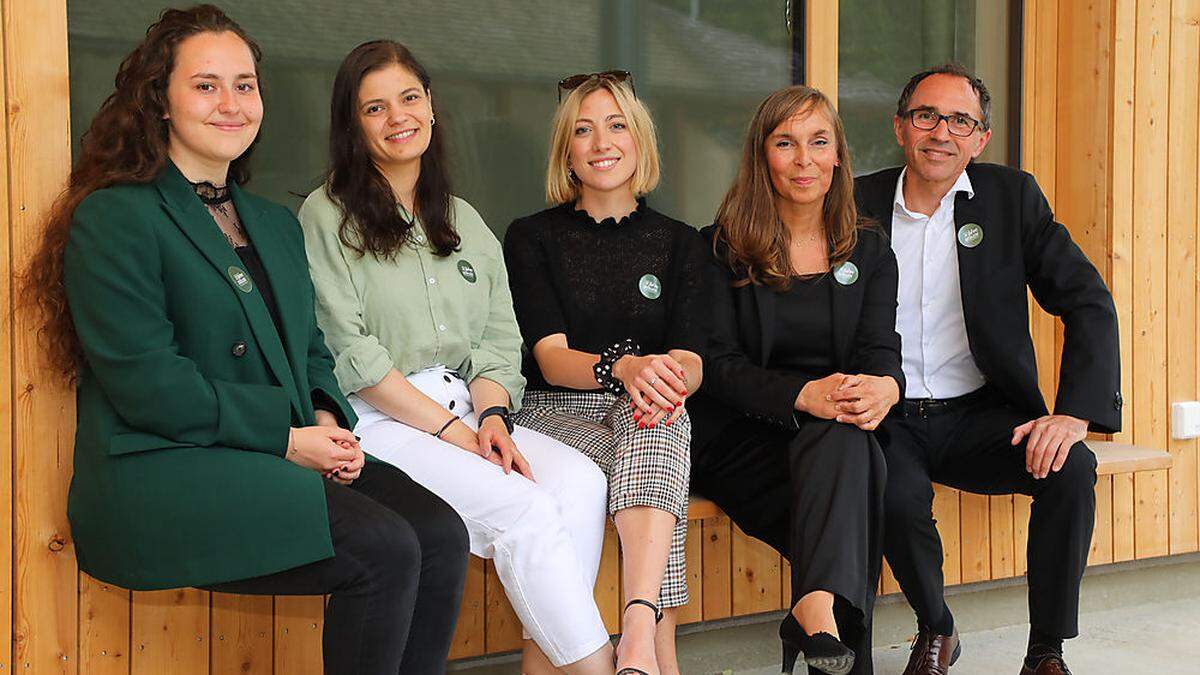 Das Team des Architekturbüros von Alexandra Stingl-Enge und Winfried Enge aus Trofaiach