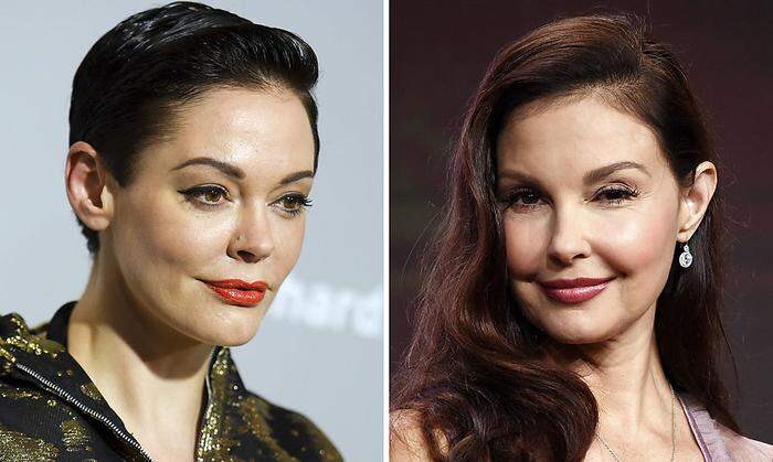 Die Schauspielerinnen Rose McGowan und Ashley Judd erhoben schwere Vorwürfe gegen Weinstein
