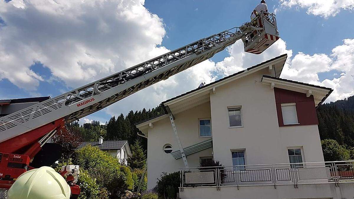 Der Mann wurde von den Feuerwehren Haus im Ennstal und Schladming geborgen