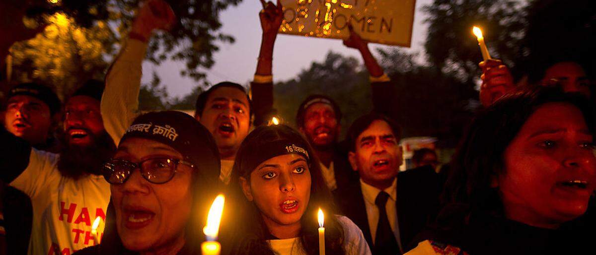 Gedenken an Jyoti Singh - am zweiten Jahrestag des Verbrechens am 16. Dezember 2014  