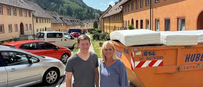 Bürgermeister Armin Egger und Vizebürgermeisterin Melanie Golob