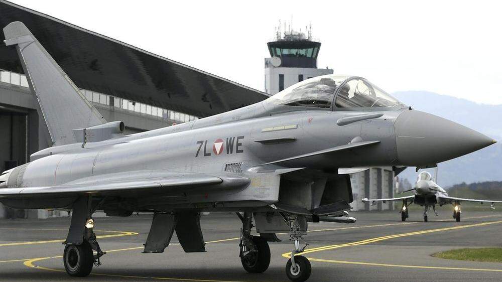 Nach dem Ausfall der Saab 105 können derzeit nur Eurofighter für die Luftraumüberwachung eingesetzt werden