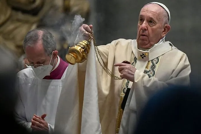 Papst Franziskus zelebrierte die Ostermesse