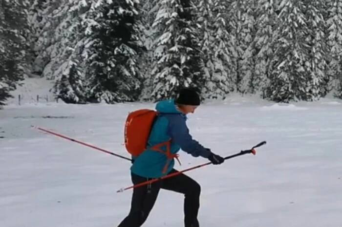 Und den ersten dichten Schnee in dieser Saison 2020/21 genießen konnten.
