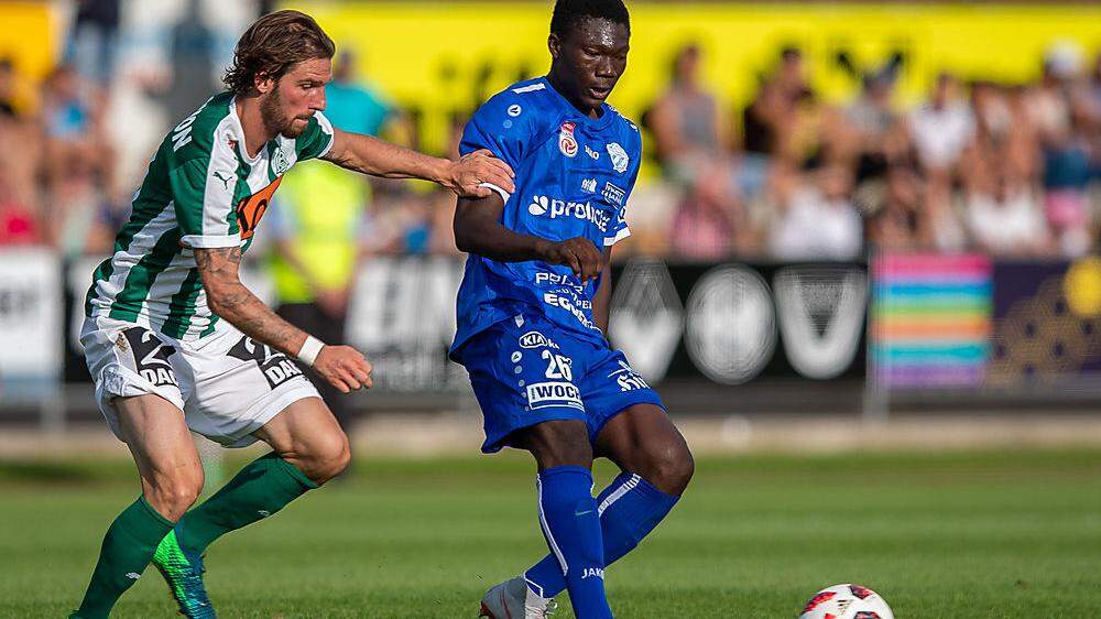 Youba Diarra spielte sich schnell in die Herzen beim TSV Hartberg