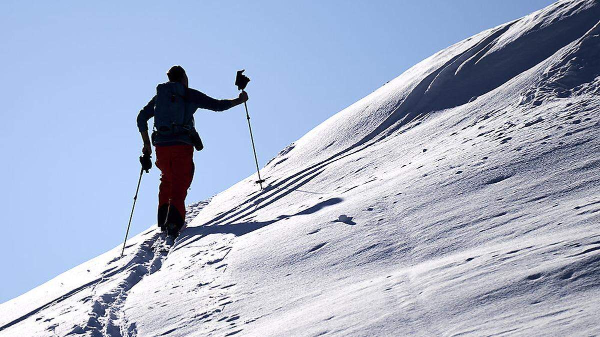 Der viele Schnee lockt in diesem Winter besonders viele Tourengeher an (Sujetbild)