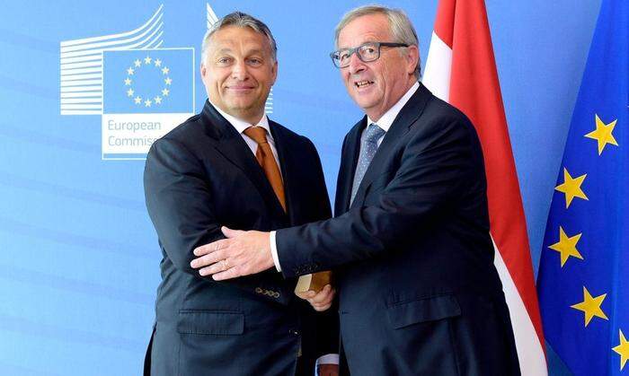 Viktor Orban, Jean-Claude Juncker