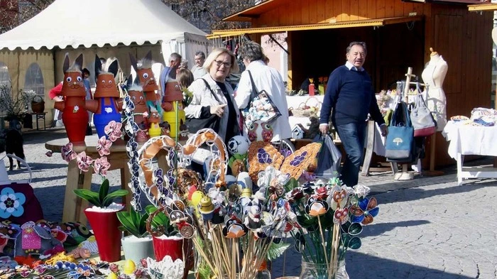 Püntklich am Samstag, 1. April um 10 Uhr öffnete zum 17. Mal der "Fürstenfelder Ostermarkt" seine Pforten.