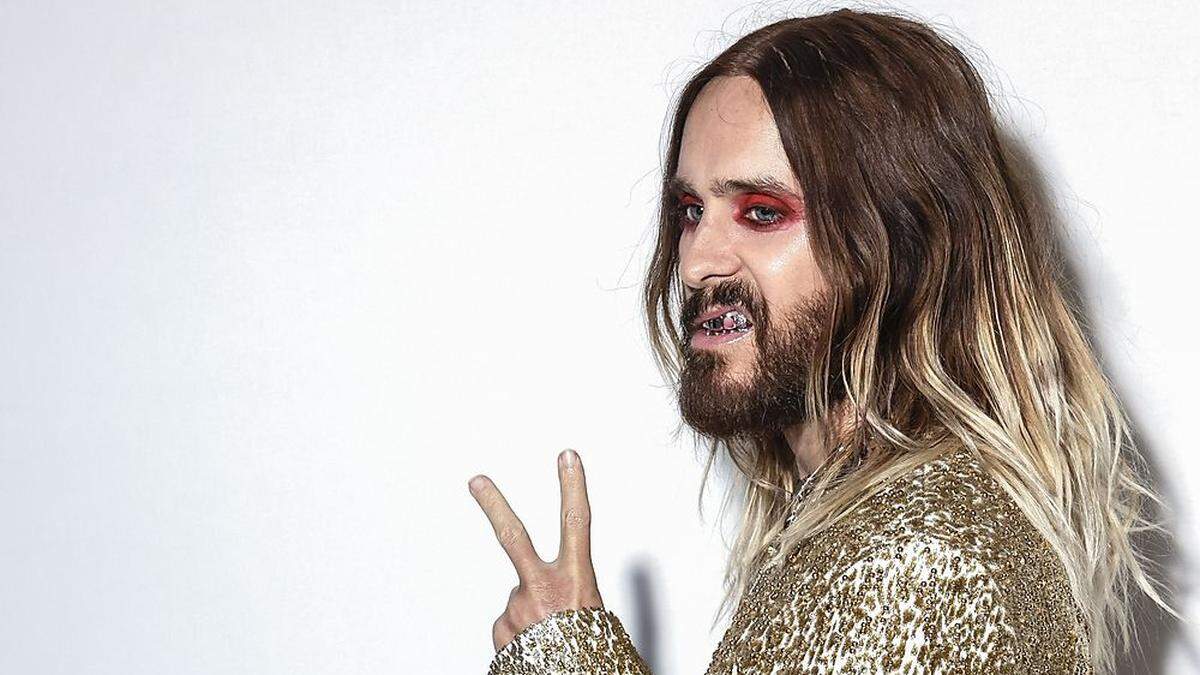 Glänzte bei der Fashionweek: Jared Leto 