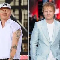 Der Streit um Macklemore (links im Bild) und seine politischen Äußerungen hat die US-Tour von Ed Sheeran erreicht