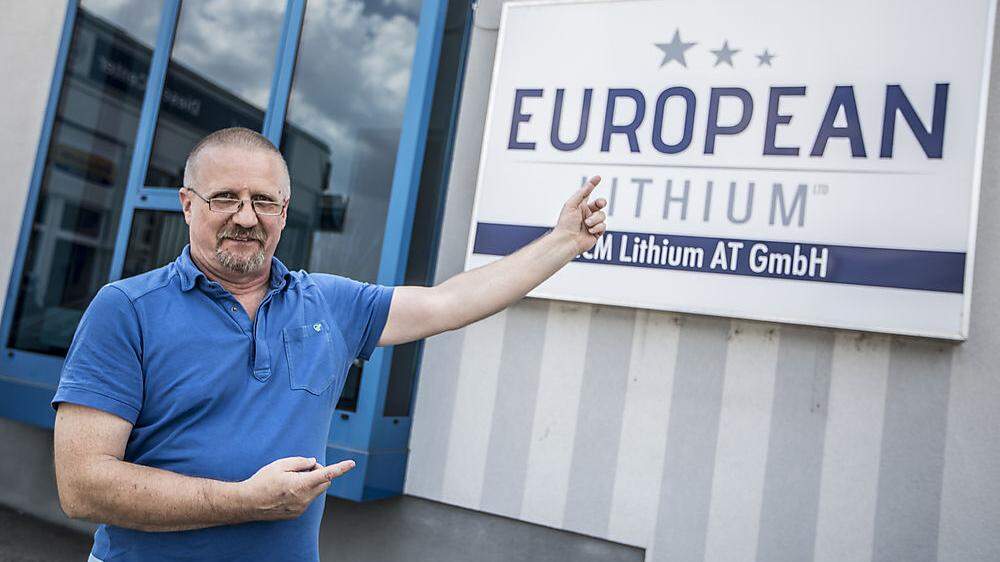 Dietrich Wanke von European Lithium in Wolfsberg 