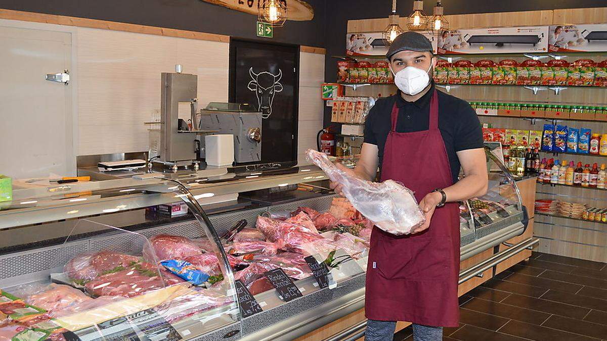 Neu in der Postgasse: Amin Babaei bietet im „Butchery“ vorwiegend Fleisch aus Kärnten an.  