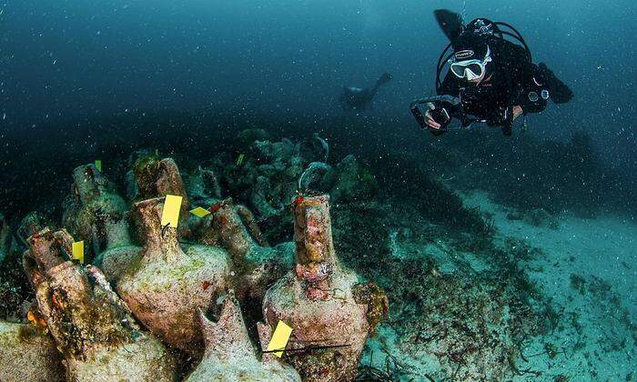 Vor der Insel Alonissos liegt ein Unterwassermuseum für Taucher