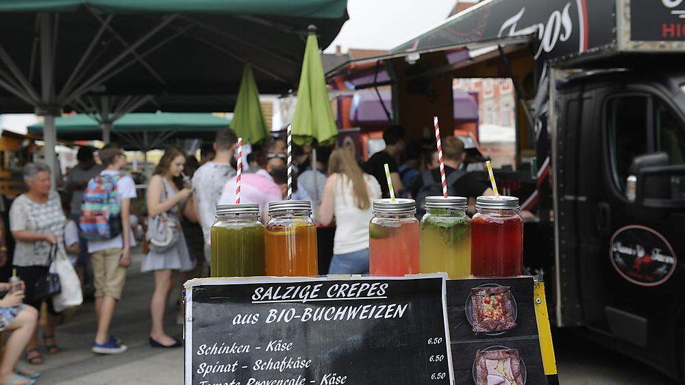 Noch zwei Tage hat der Streetfood Market am Leobener Hauptplatz geöffnet