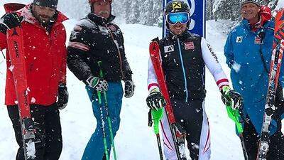 Marcel Hirscher hat die Skischuhe wieder angezogen
