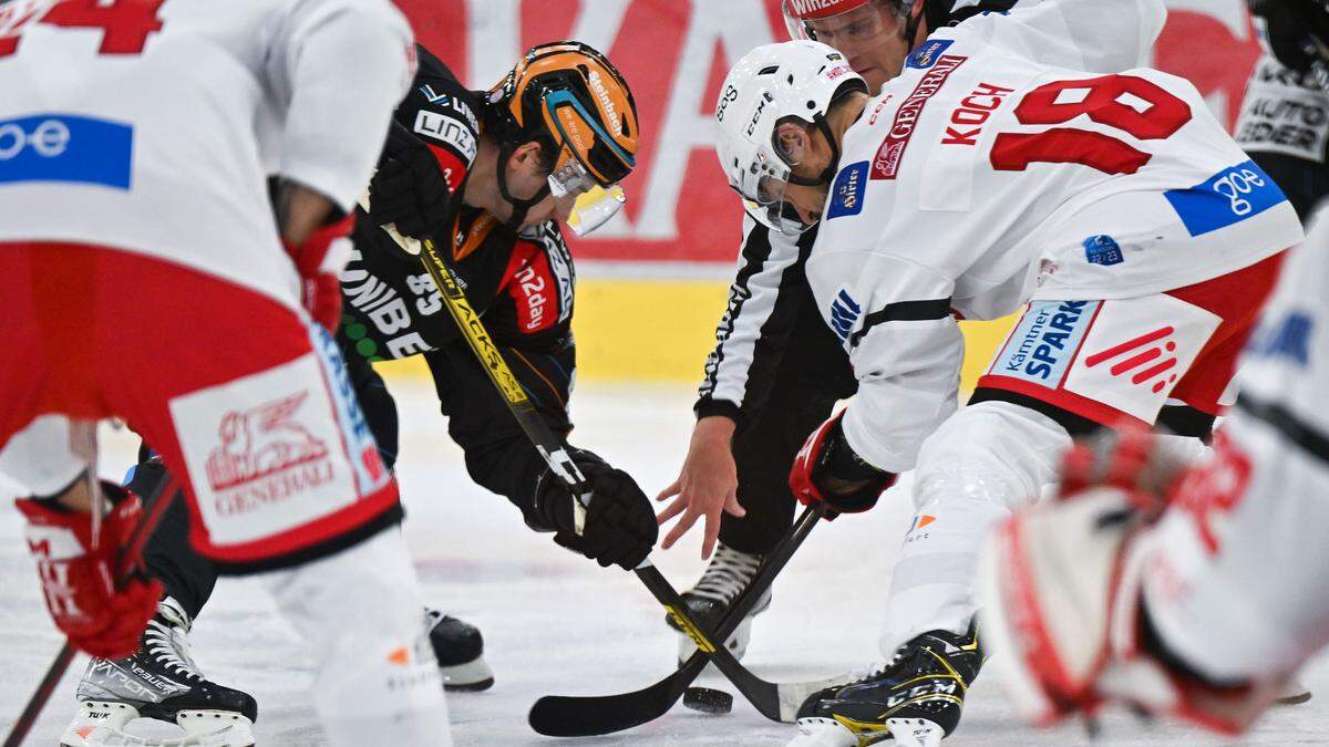 Der KAC wirkte in Linz lustlos, verlor verdient mit 3:5 