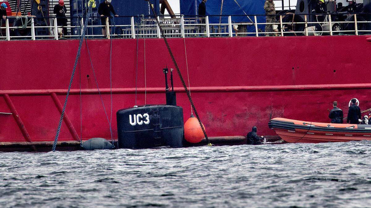 Die untergangene &quot;Nautilus&quot;, ein privates U-Boot.