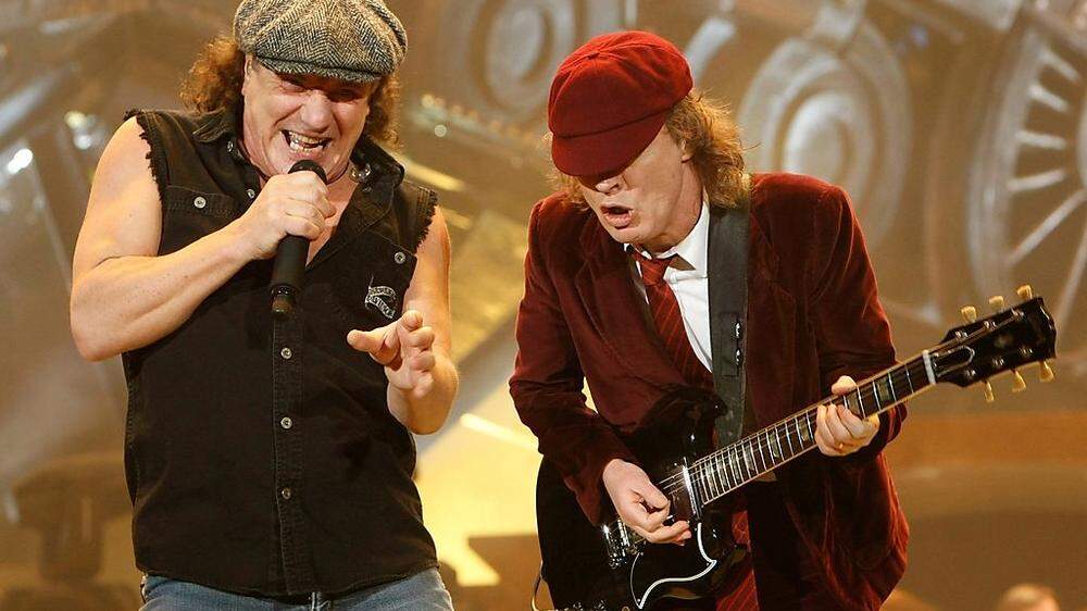 Rüstige Rocker: Brian Johnson und Angus Young