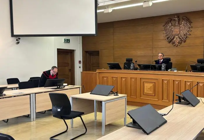 Großer Verhandlungssaal Klagenfurt Landesgericht Richter Christian Liebhauser-Karl