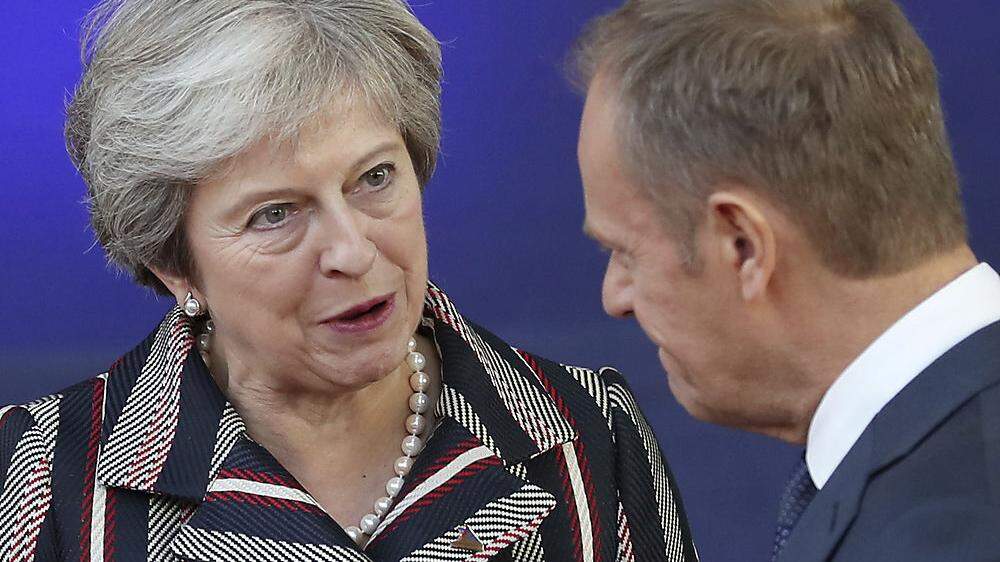 Wer hat die besseren Nerven? Die Briten mit Theresa May oder die EU mit Donald Tusk?