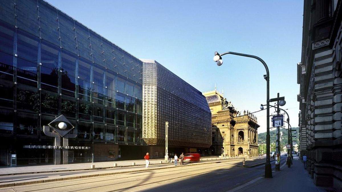 Blick auf das Prager Nationaltheater