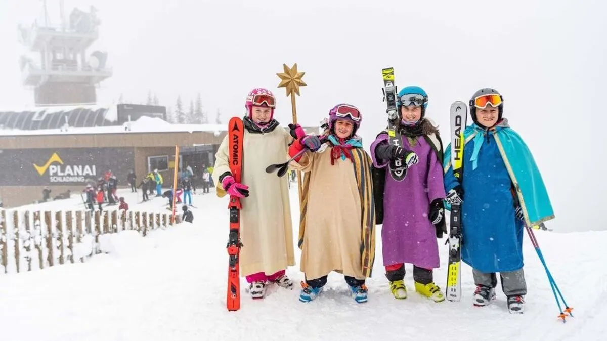 Marina, Emma Luisa und Vinzent aus Schladming