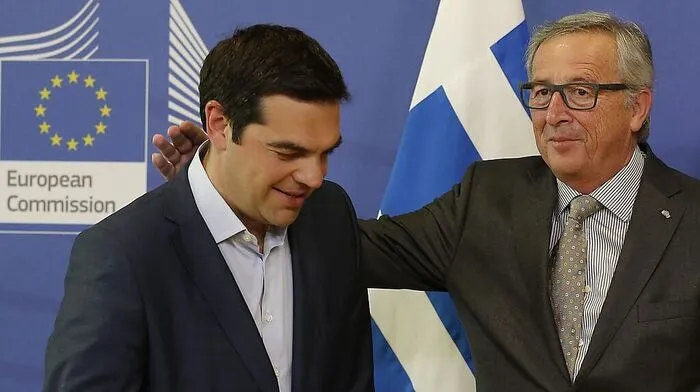 Juncker und Tsipras