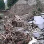 Die völlig zerstörte Sölkpassstraße