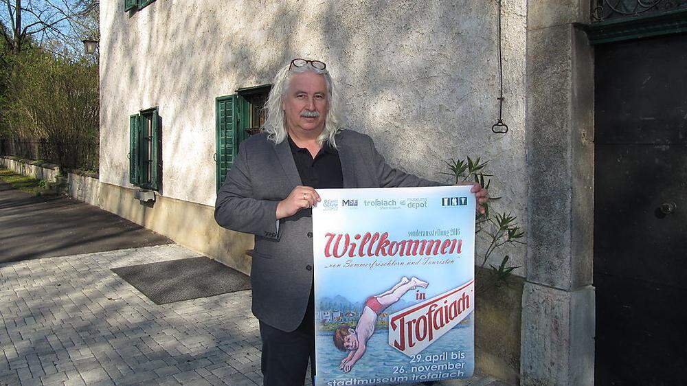 Wolfgang Slamnig möchte als Kustos des Stadtmuseums Trofaiach auch viele Besucher willkommen heißen 
