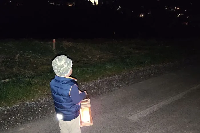 Der kleine Julian aus Stallhof war vom heurigen Laternenfest ebenfalls stark begeistert