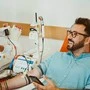 Rund 465 Milliliter Blut werden bei der Spende entnommen