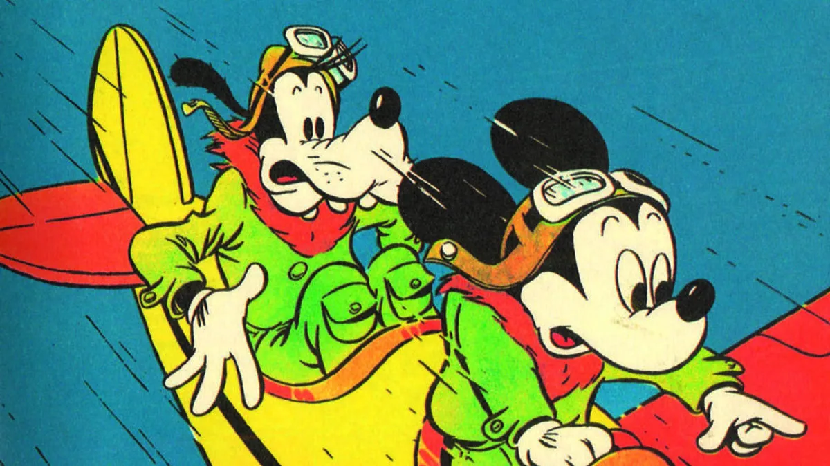 Donald und Micky in der ersten Ausgabe