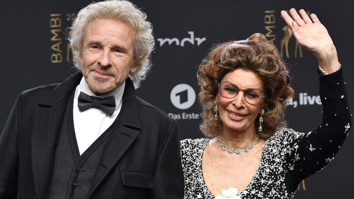 Thomas Gottschalk und Sophia Loren