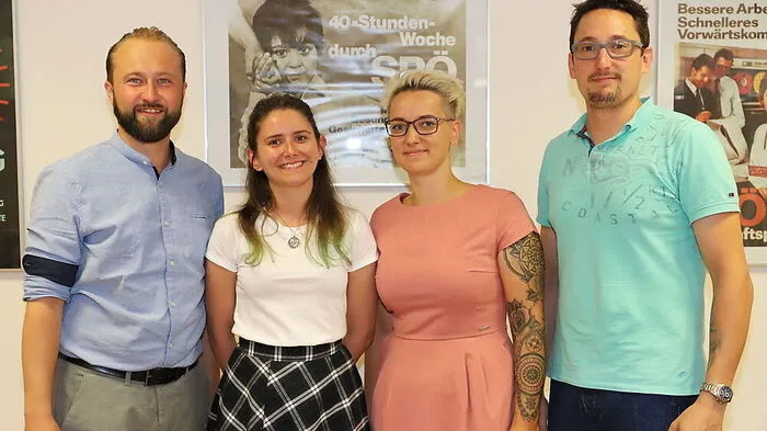 Max Lercher, Maja Höggerl, Marlene Lenz, Stefan Schilcher