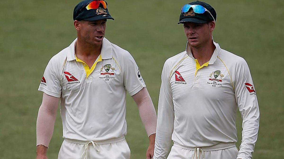 David Warner (links) und Steve Smith 