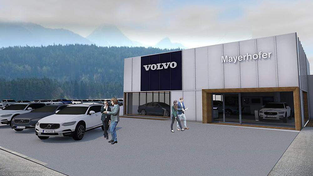 So wird sich Motor Mayerhofer als exklusiver Volvo-Partner präsentieren