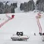 Neuschnee in Lenzerheide stellt die Veranstalter vor Zeitprobleme