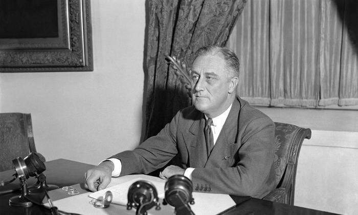 Präsident Franklin D. Roosevelt bekämpfte die Weltwirtschaftskrise der 1930er-Jahre in den USA mit dem New Deal, einer Reihe von engagierten Wirtschafts- und Sozialreformen.